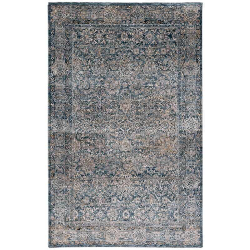SAFAVIEH Valencia Zeinab Vintage Rug - 6'4" Square - Blue