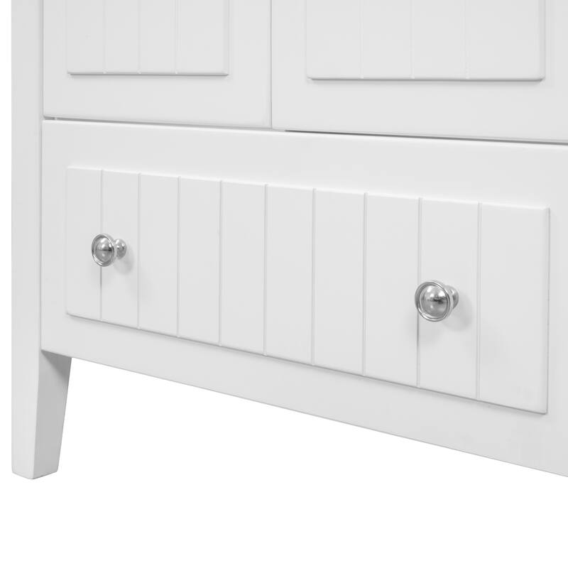 36" Bathroom Vanity with Solid Wood Frame