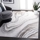 preview thumbnail 6 of 46, SAFAVIEH Orchard Ayala Modern Abstract Rug 2'2" x 5' - Grey/Ivory - Rectangle