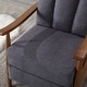 preview thumbnail 11 of 12, High Backrest Recliner Lazy Sofa Chair Dark Gray Modern Armchair