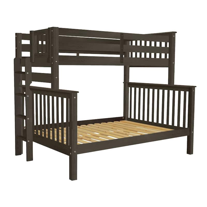 Taylor & Olive Trillium Twin over Full Bunk Bed with End Ladder