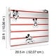 preview thumbnail 5 of 4, Disney Mickey Mouse Stripe Red Wallpaper