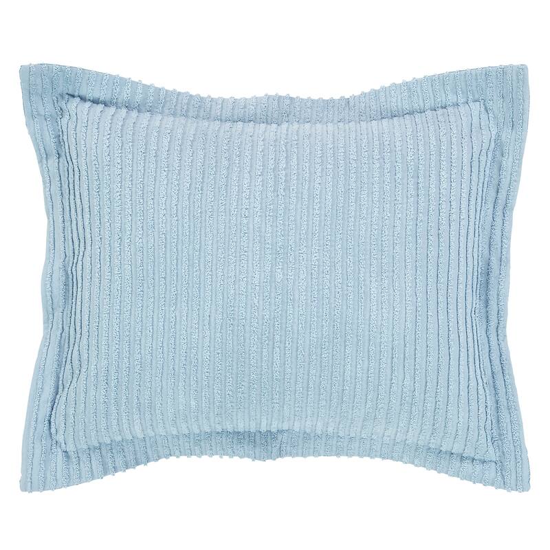 Better Trends Jullian Solid Stripes Design Bedspread 100% Cotton Tufted Chenille