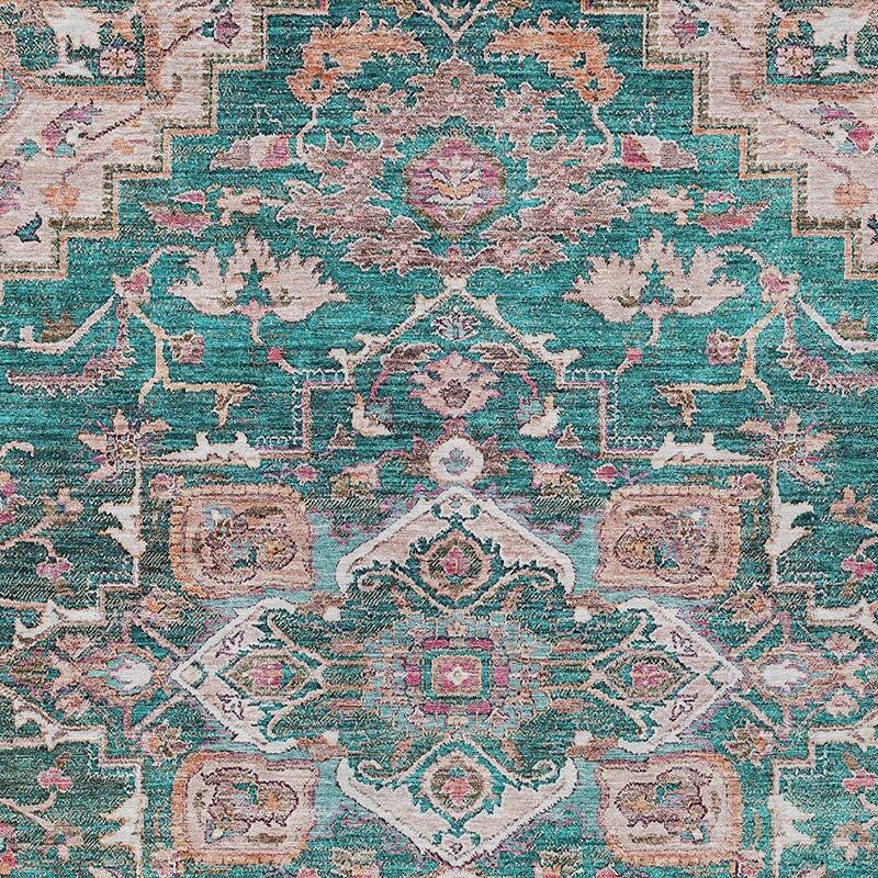HomeRoots Oriental Traditional Rectangle Outdoor Rug