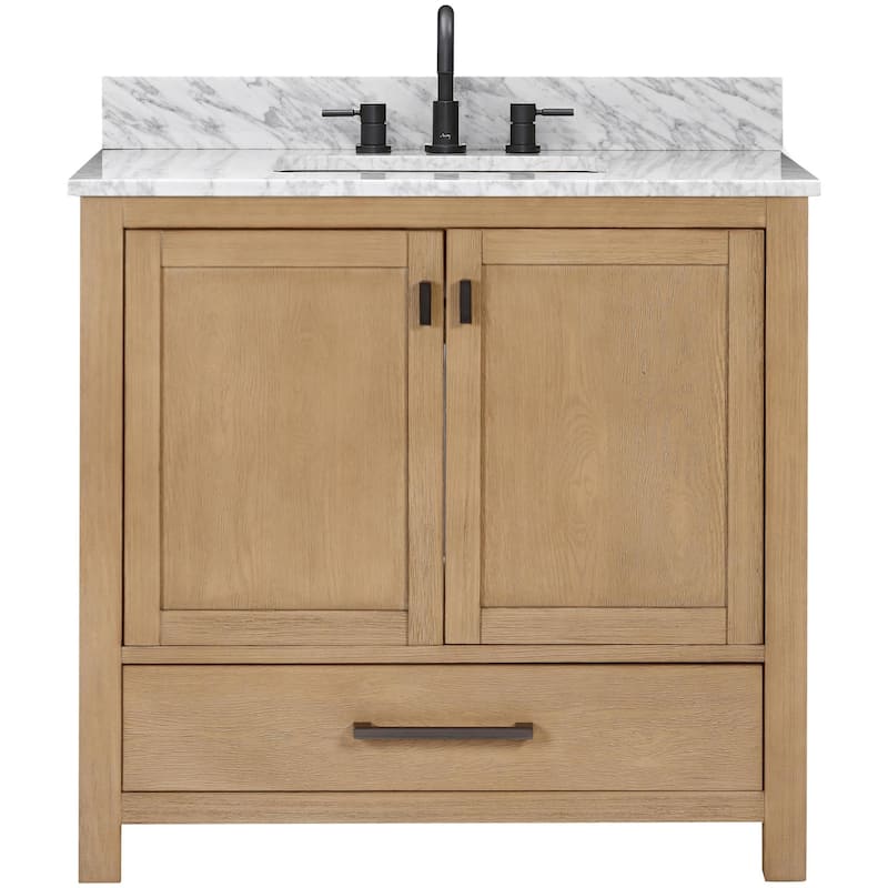 Avanity MODERO-VS37-C Modero 37" Free Standing Single Basin Vanity Set - Brushed Oak - Brushed