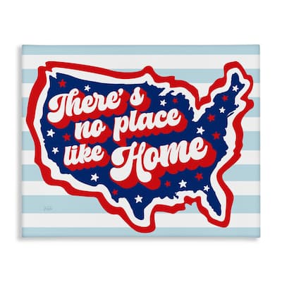 Stupell No Place Like Home Canvas Wall Art Design By Natalie Carpentieri