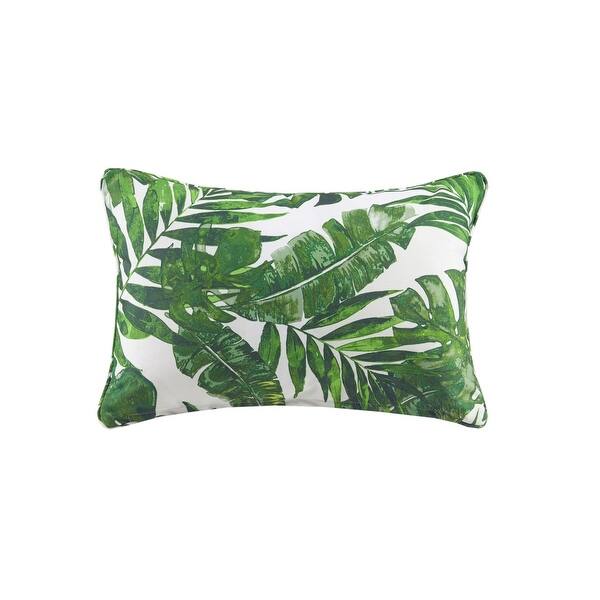 Madison Park Navio Green Printed Palm 3M Scotchgard Indoor/ Outdoor