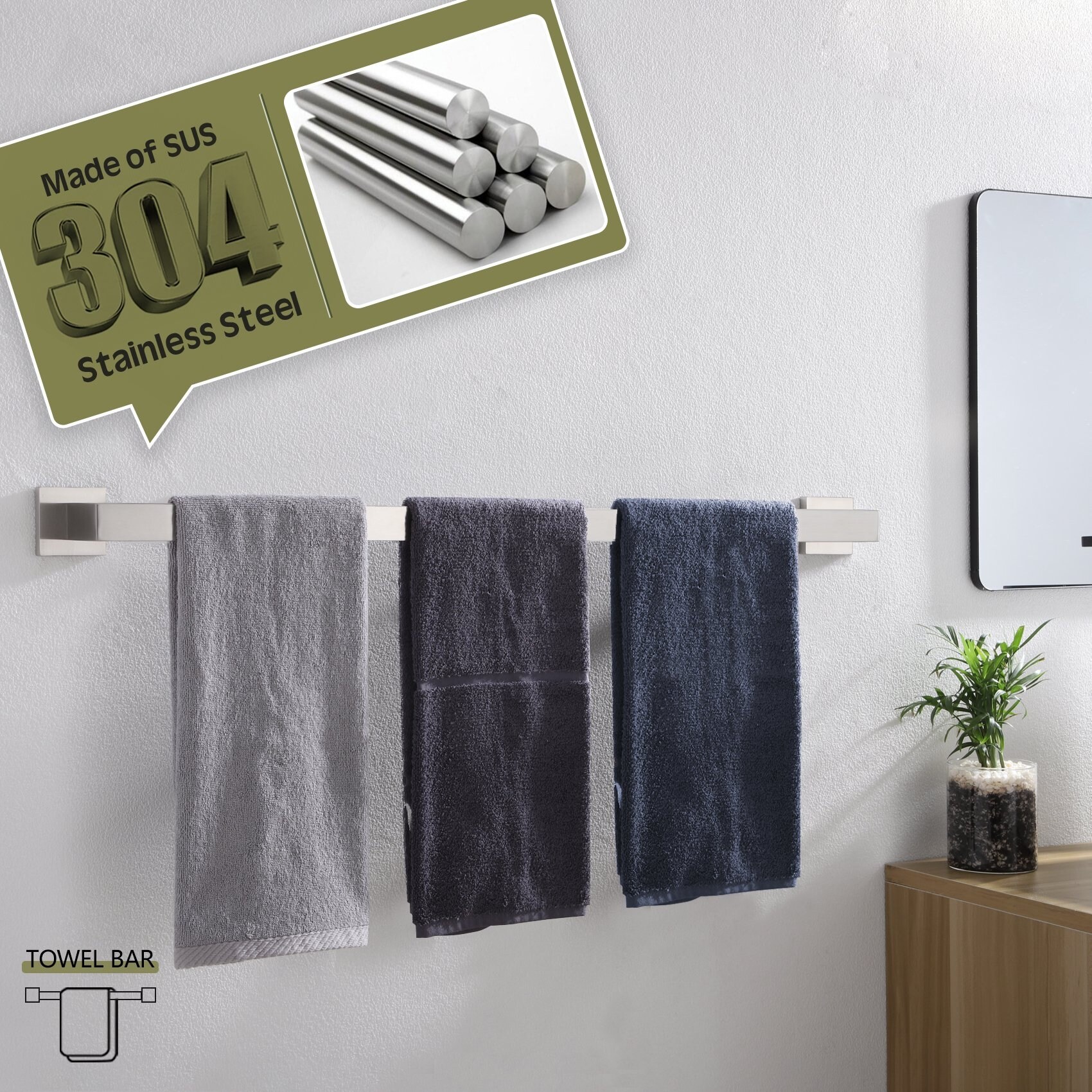 32 Inch Bath Towel Bar Bathroom Towel Rack On Sale Bed Bath Beyond 37920873
