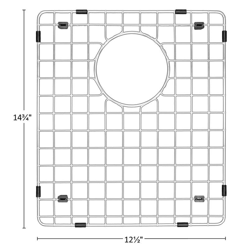 Karran Stainless Steel Bottom Grid 12-1/2" x 14-3/4" for QT-810/QU-810