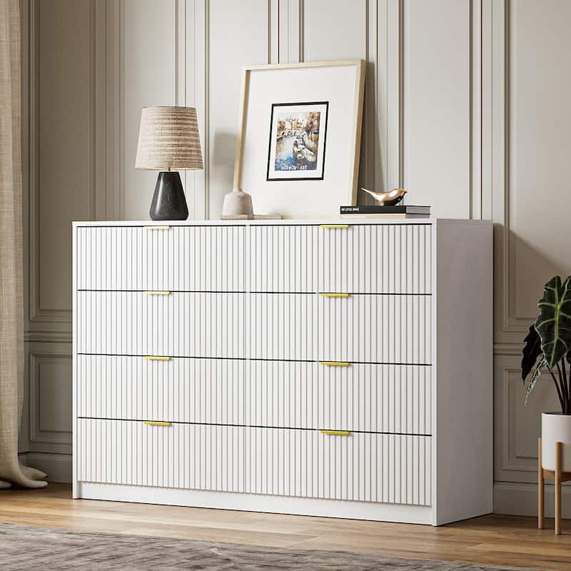 8-Drawer Double Dresser for Bedroom