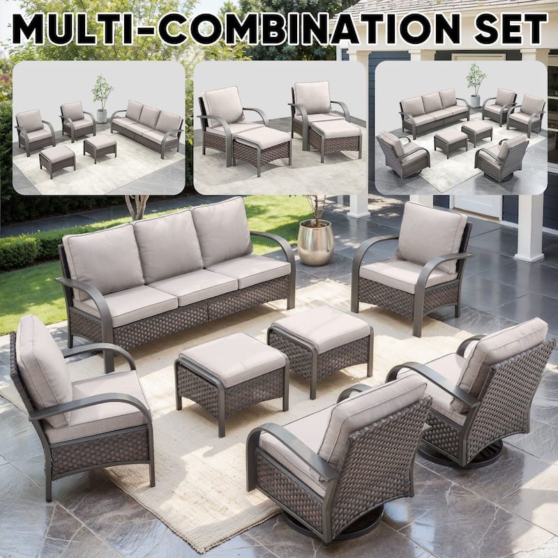Pocassy Patio Chairs Outdoor Furniture Chairs