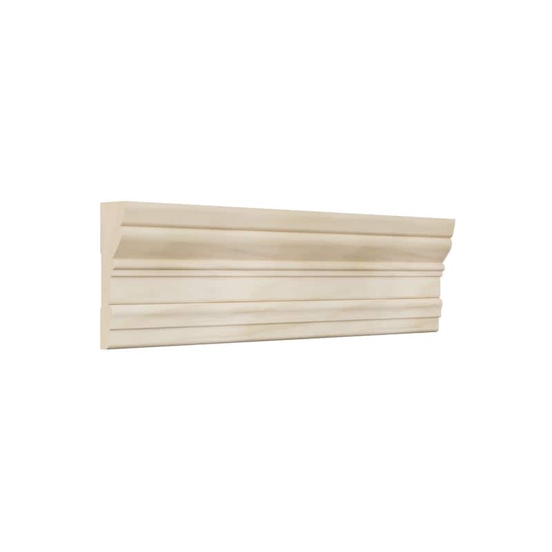 WM318 7/8-in D x 3-1/4-in W x 96-in L Americraft Solid Hardwood Stain Grade Colonial Casing Moulding