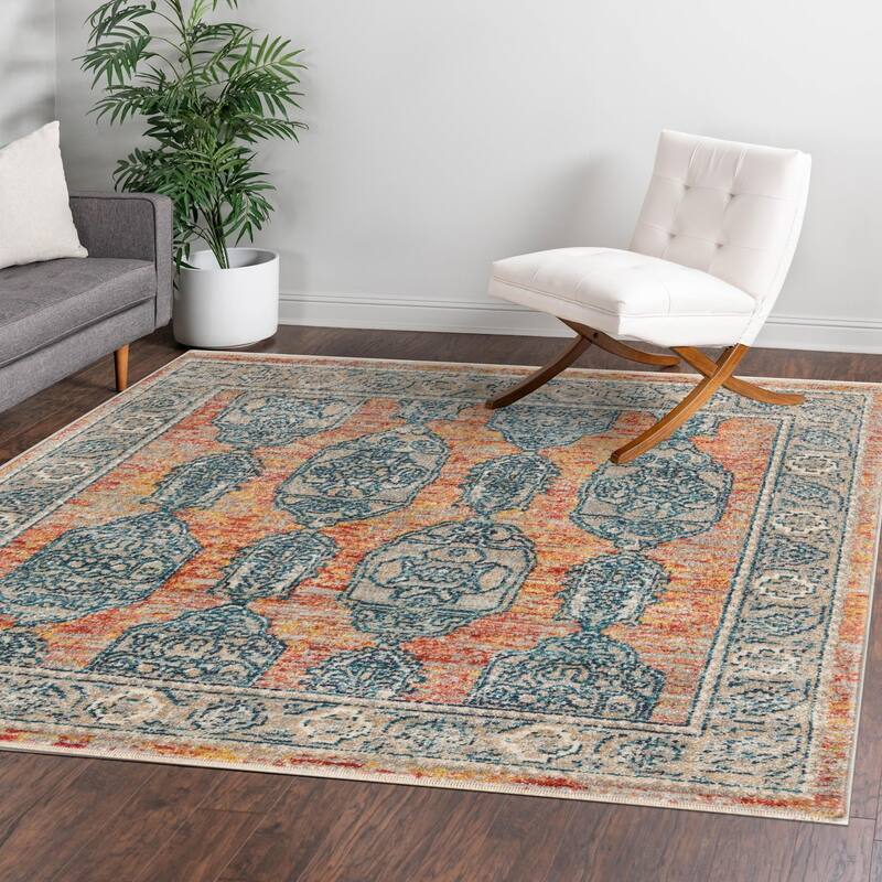 Traditional Nixa Collection Area Rug