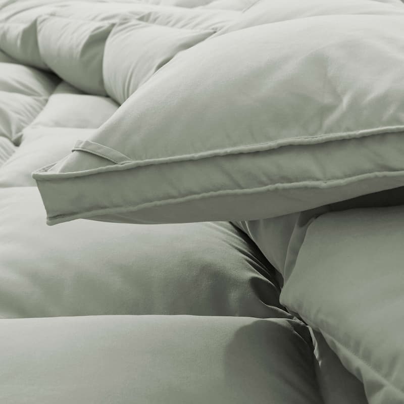 All Season & Lightweight Ultra Soft 360 TC White Goose Down Duvet Comforter