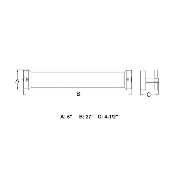 Vaxcel Lighting W0497 Fremont 27" Wide LED Bath Bar
