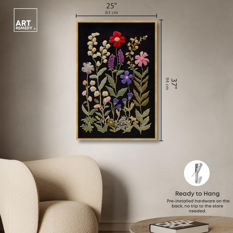 Fiber Flora on Fathomless Canvas by Art Remedy