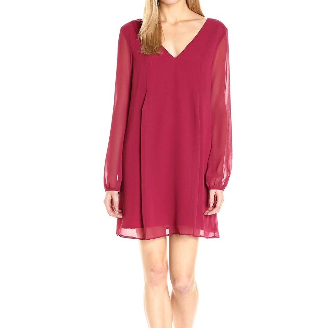 bcbg chiffon cocktail dress