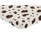 preview thumbnail 2 of 4, Sweet Jojo Designs Cow Print Girl Boy Gender Neutral Fitted Mini Portable Crib Sheet Brown Vintage Animal Print Western Retro