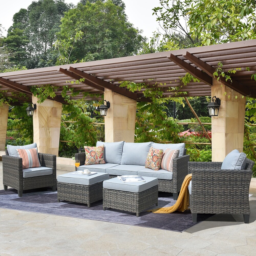 High back deals outdoor sectional