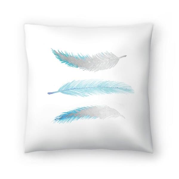 Bird Feathers Blue3 Decorative Throw Pillow Bed Bath & Beyond