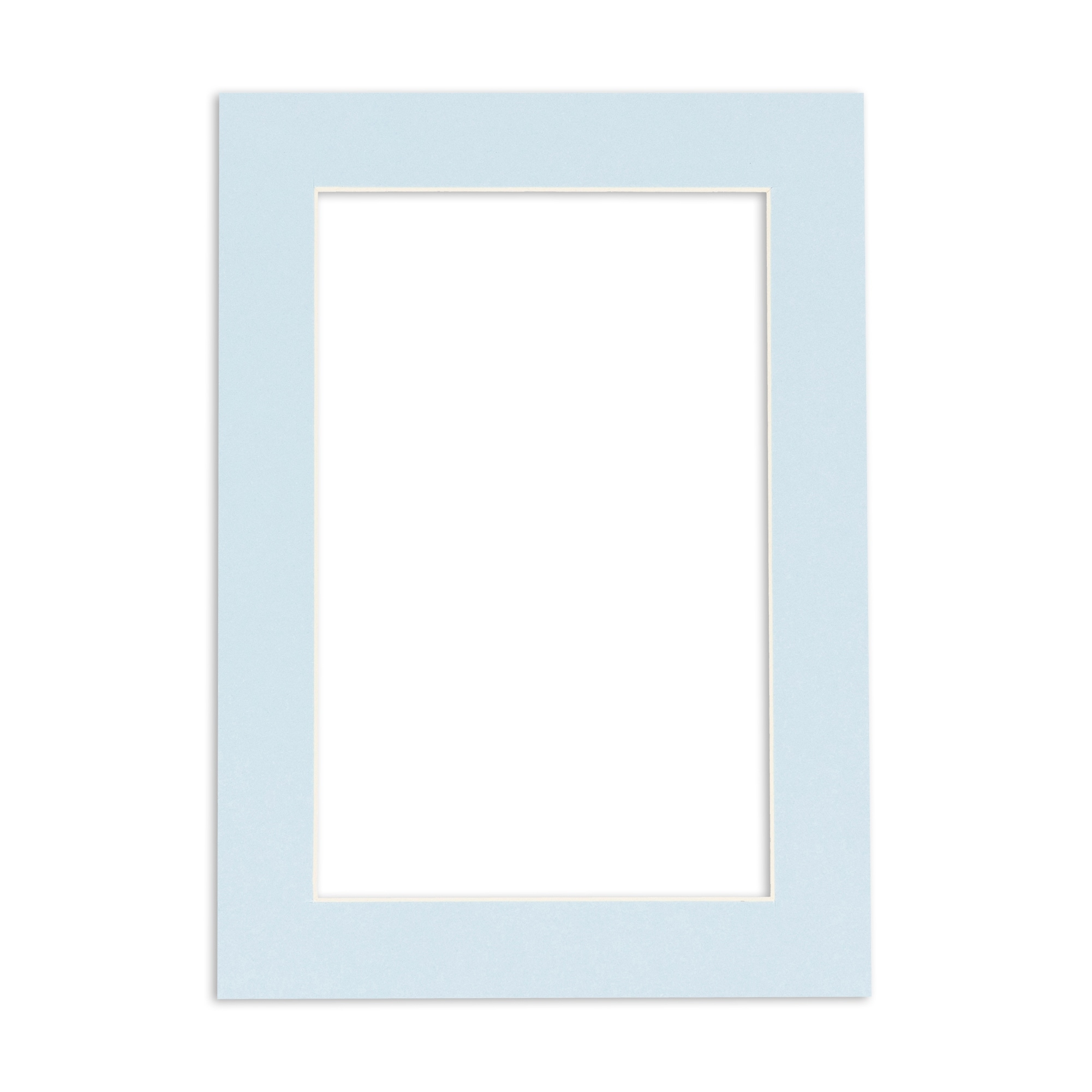 5x7 Mat for 8x10 Frame - Precut Mat Board Acid-Free Teal Blue 5x7
