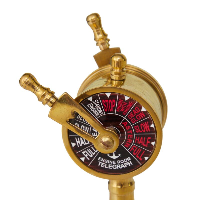 Classic Metallic Ship Telegraph - Gold or Silver