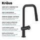 preview thumbnail 54 of 165, Kraus Urbix Industrial Solid Brass Kitchen Faucet