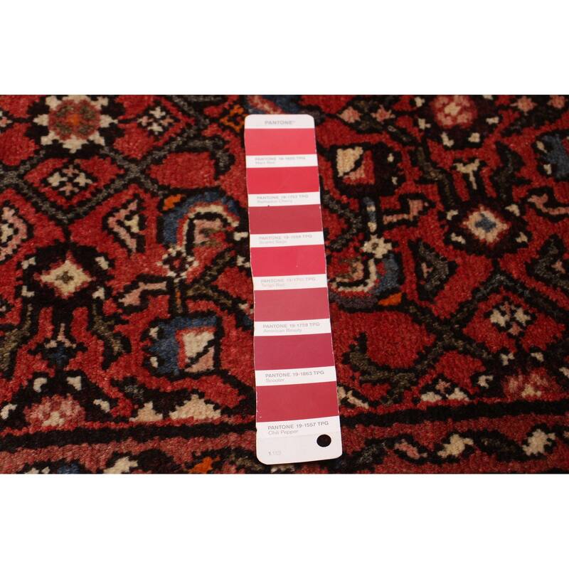 ECARPETGALLERY Hand-knotted Andelz Red Wool Rug - 2'9 x 10'5