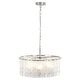 preview thumbnail 25 of 46, 5-Light Modern Candlestick Hanging Linear Chandelier Lighting with Glass Sheet for Kitchen Island
