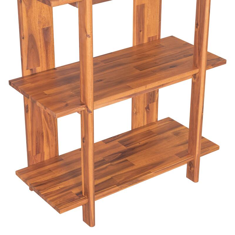 Christopher Knight Home - Ellie 4-Tier 70"H Acacia Wood Open Bookcase