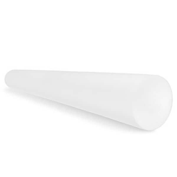 CanDo Foam Roller - White PE foam - 6 CanDo Foam Roller - White PE foam - 6