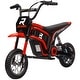 preview thumbnail 7 of 5, Red Electric Dirt Bike, 24V 350W Off-Road Motorcycle, Ages 13+, 15 MPH