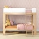 preview thumbnail 17 of 31, Mid-Century Modern Twin over Twin Bunk Bed