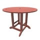 preview thumbnail 17 of 49, Weatherly 5-piece Outdoor Dining Set - 48" Round Table, Counter-height