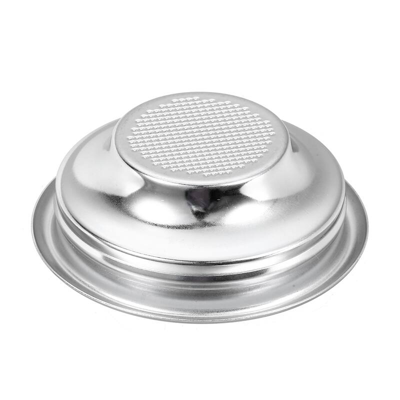 58mm Coffee Filter Basket, 1-Cup Stainless Steel Espresso Coffee Machine Bowl - Silver