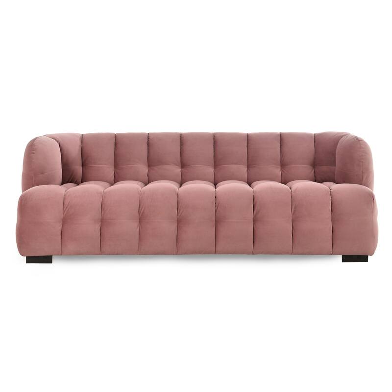 Classic Home Petra 89" Velvet Tufted Sofa