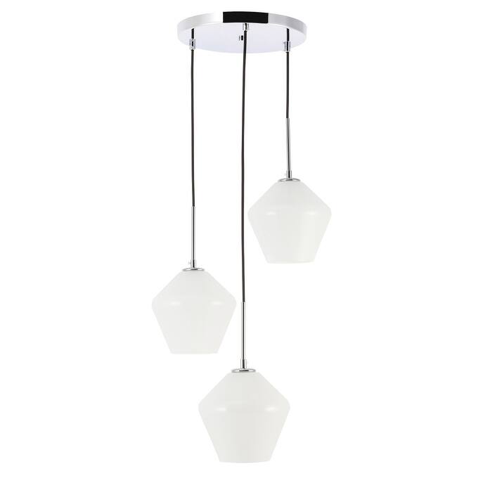 Gerald 3-Light Glass Pendant