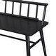 preview thumbnail 15 of 20, Middlebrook Solid Wood Low-Back Spindle Entry Bench