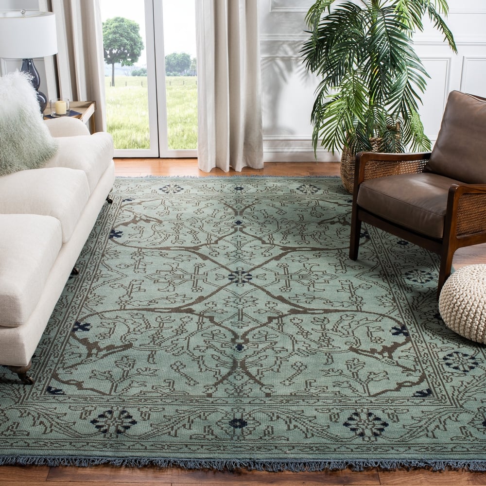 SAFAVIEH Couture Hand-Knotted Voula Market Raoufa Wool Rug