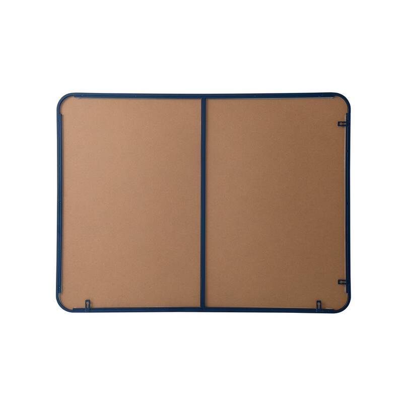 Ezra Soft Corner Metal Rectangular Mirror