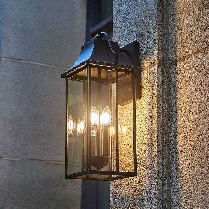 Outdoor 21x10 inch 3 lights ourdoor wall sconce - 21.5 INCH