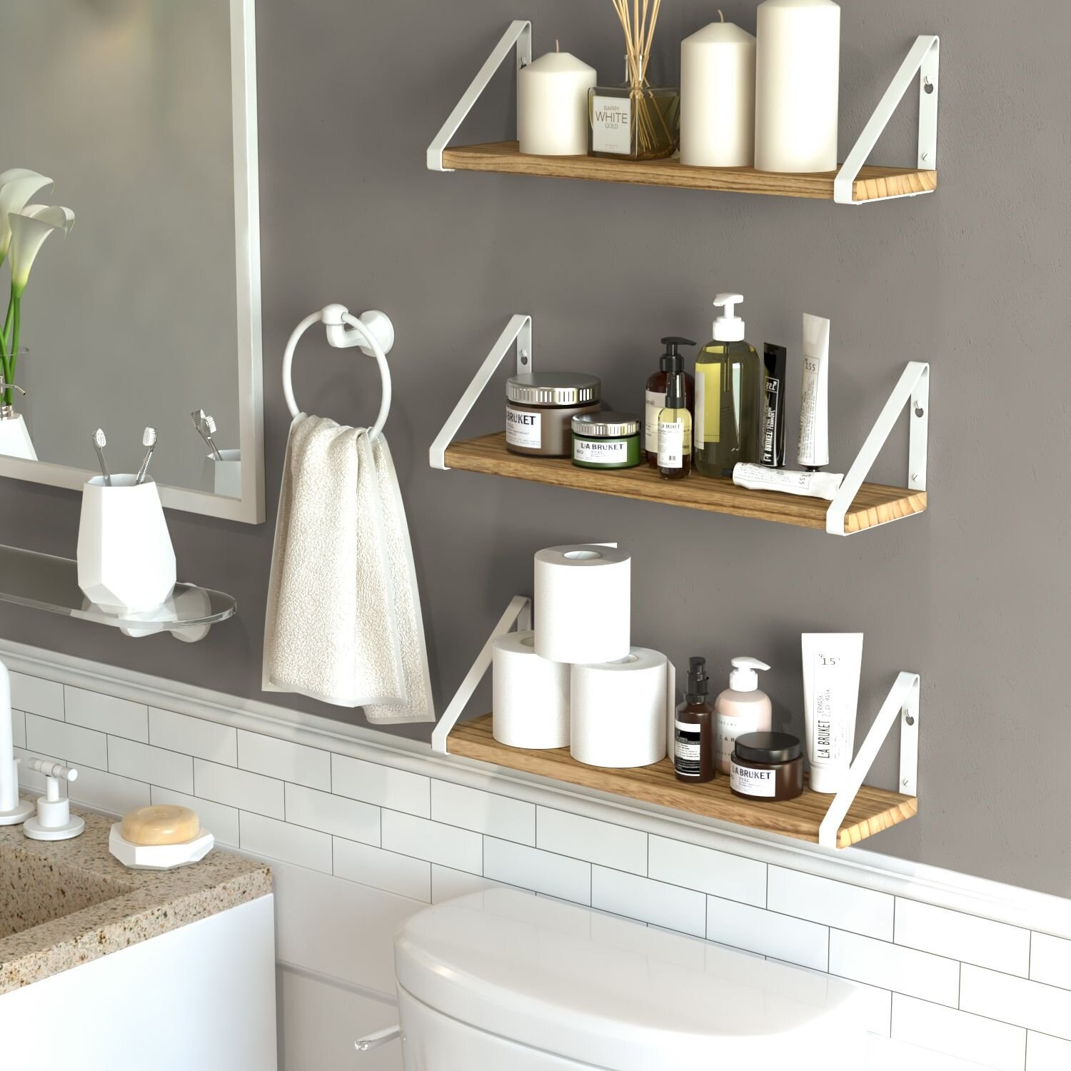 Buy the Bathroom shelves LE - Set of 4