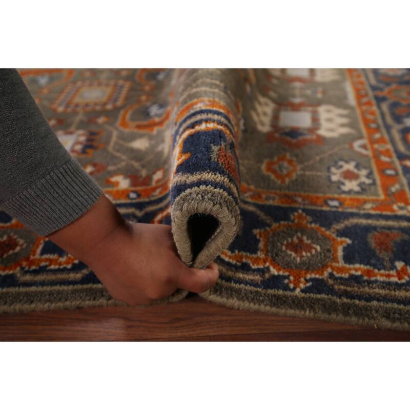 Oushak Oriental Area Rug Handmade Wool Carpet - 4'0"x 5'11"