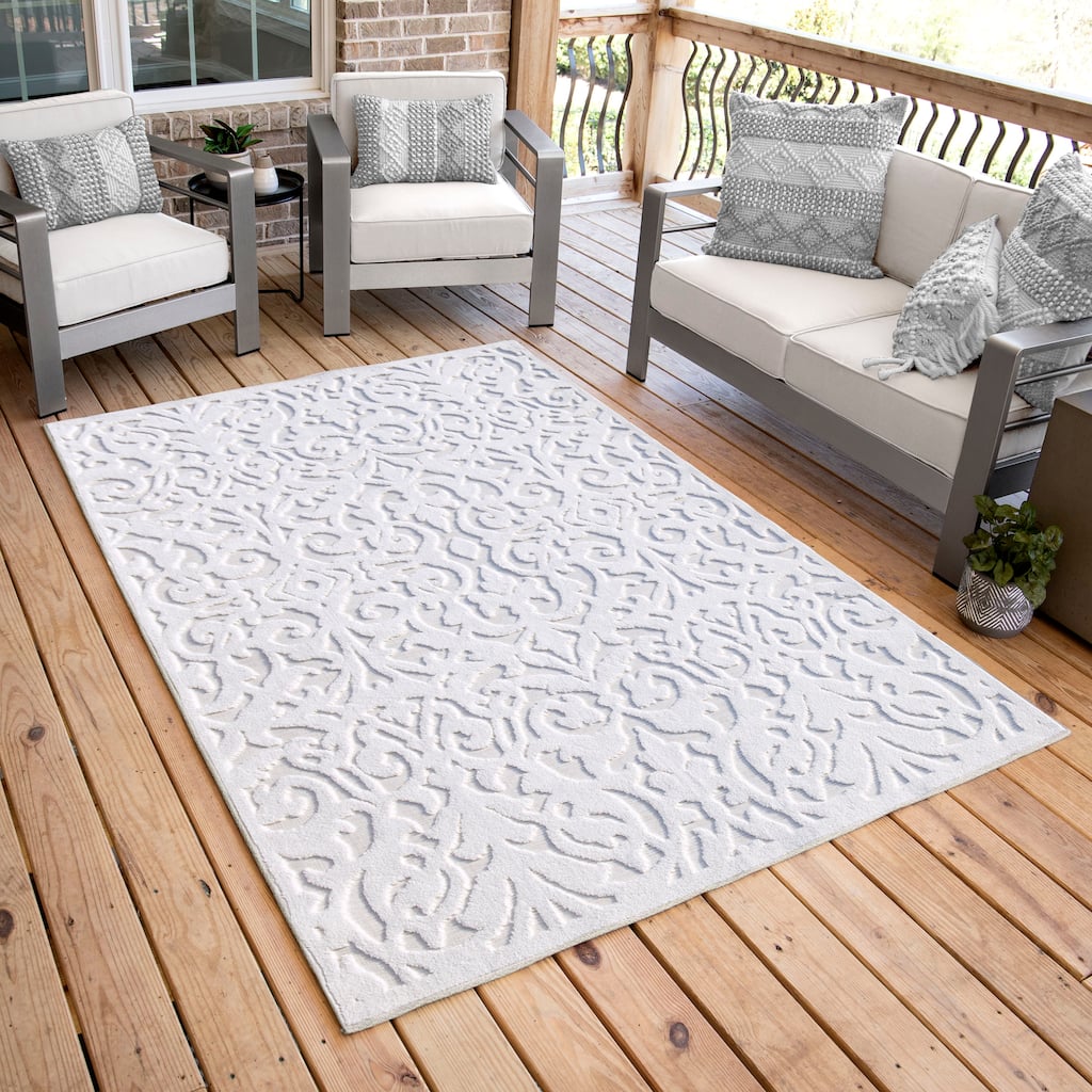 My Texas House Lady Bird High Low Indoor Outdoor Area Rug