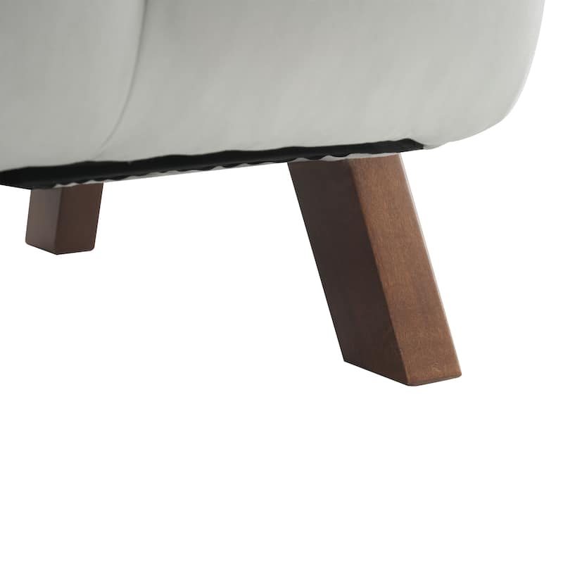 Delani Mid Century Upholstered Accent Chair by Christopher Knight Home