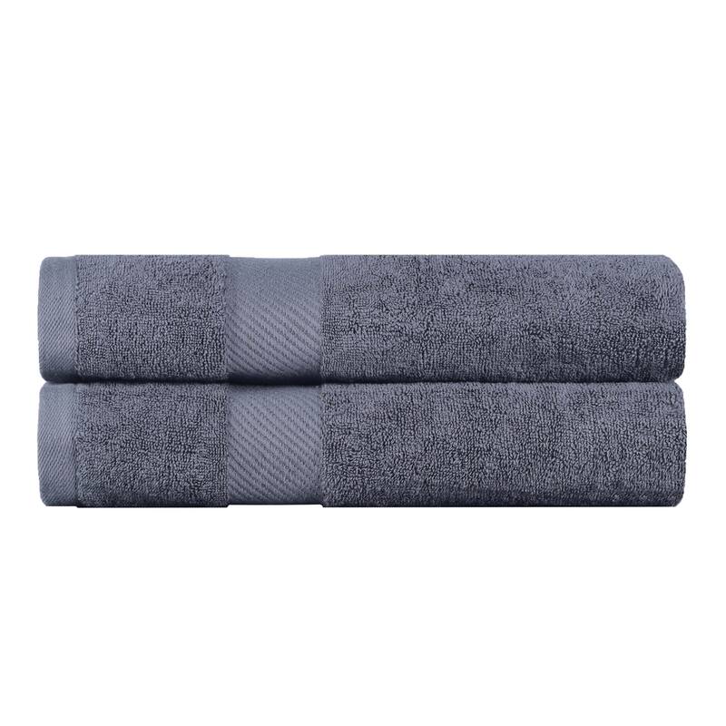 Superior Kendell Egyptian Cotton Solid Medium Weight Bath Towel Set of 2