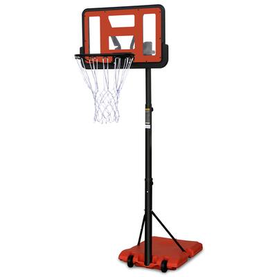 4.8 to 7.7ft Basketball Hoop 44" Backboard Portable Basketball Goal