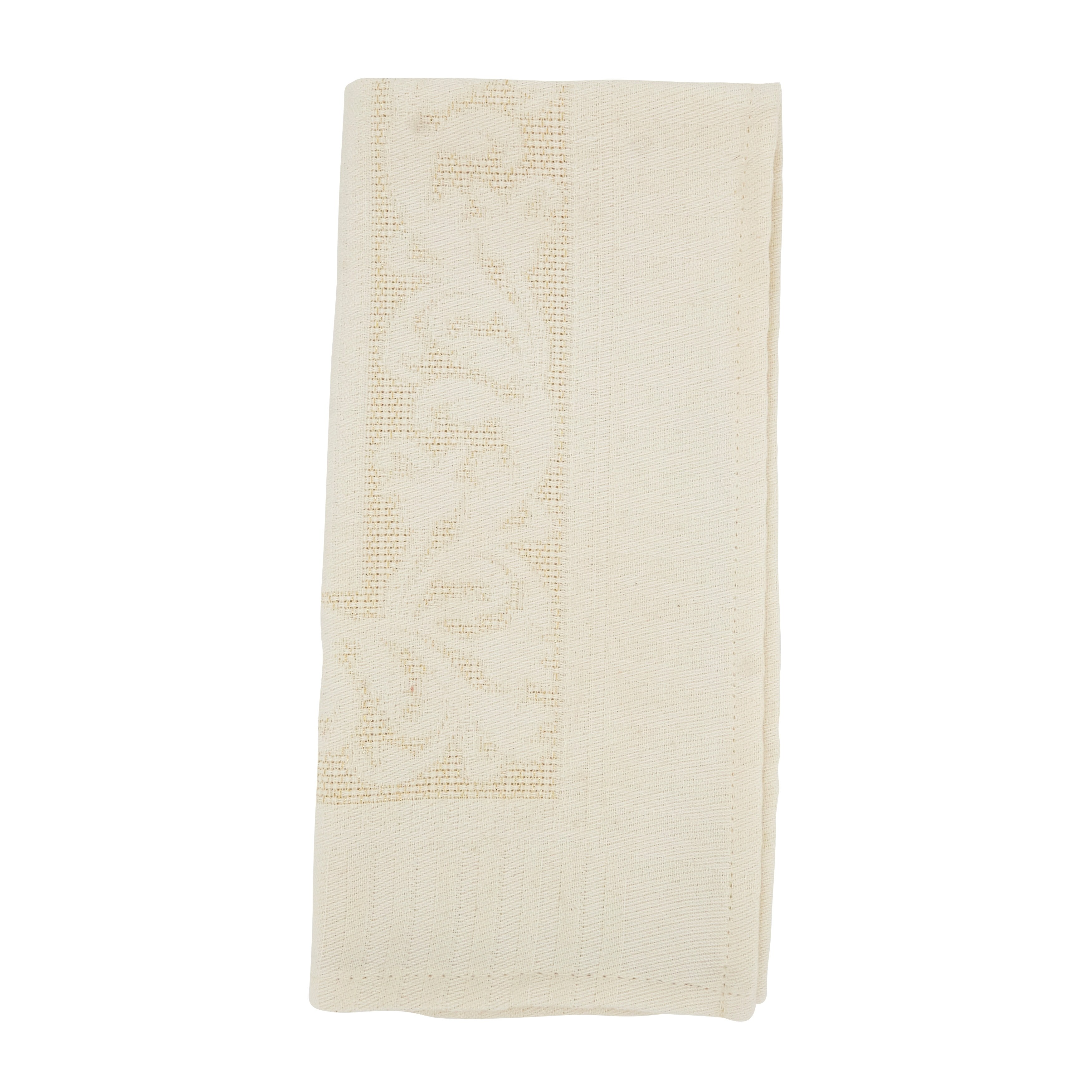 Saro Lifestyle Charming Jacquard Flower Print Table Napkin (Set of 4)
