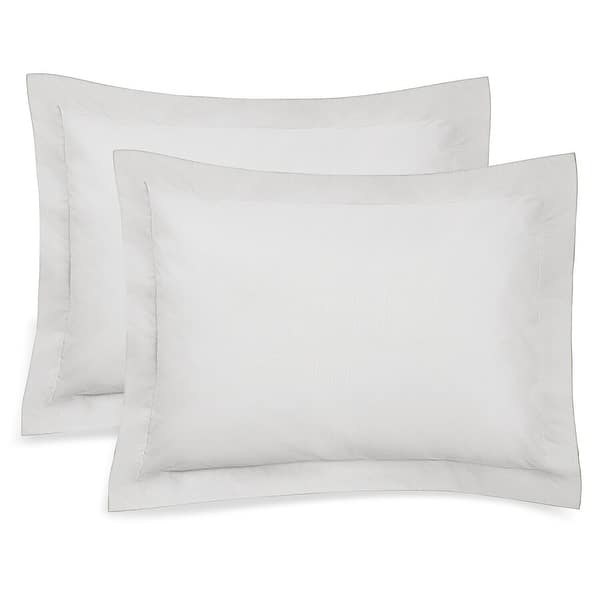 Pillow Sham, Decorative Set of Two Tailored Pillowcases Bed Bath