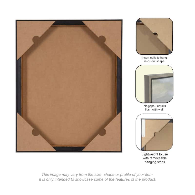 Kate and Laurel This Room Was Made For Playing Square by Laura Moss Framed Canvas Wall Art Print